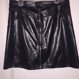 Leather skirt